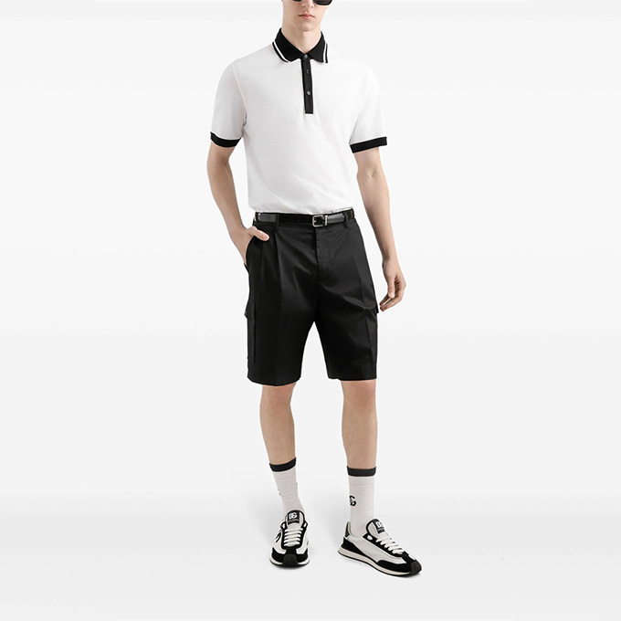 dolce gabbana cotton cargo shorts